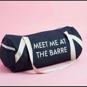 Lightly Used. Denim Duffel Bag